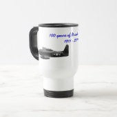 100 Jahre von Marinefliegerei Bearcat-Hornisse Reisebecher (Vorderseite Links)