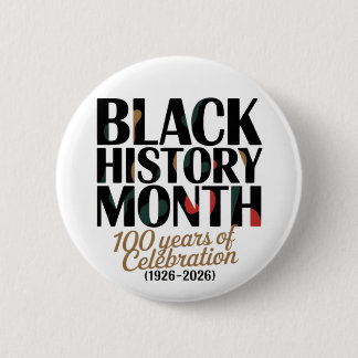 100-Jahres-Feier Black History Month 2026 Button