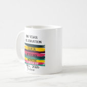 100-Jahres-Feier Black History Month 2026 Kaffeetasse (Vorderseite Links)