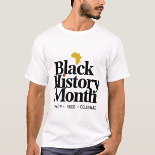 100-Jahres-Feier Black History Month 2026 T-Shirt