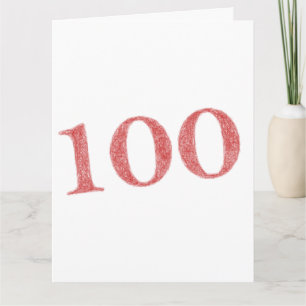 100-Jahres-Jubiläum Karte