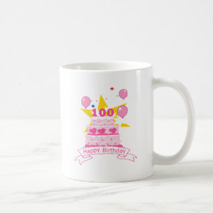 100 Jährig-Geburtstags-Kuchen Kaffeetasse