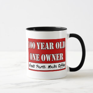 100 Jährige, ein Inhaber - die Bedarfs-Teile, Tasse