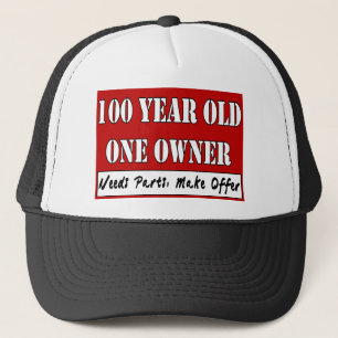 100 Jährige, ein Inhaber - die Bedarfs-Teile, Truckerkappe