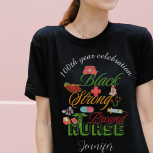 100-jähriges Jubiläum Schwarze Geschichte Krankens T-Shirt
