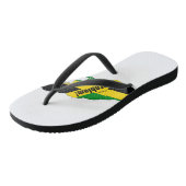 100 % Jamaikaner Sandal Badesandalen (Schrägansicht)