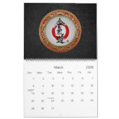 [100] Japanische Kalligraphie - Aikido Kalender (Mär 2026)