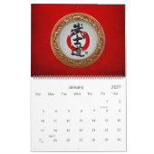 [100] Japanische Kalligraphie - Bushido Kalender (Jan 2027)