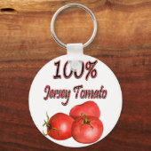 100 % Jersey Tomato Schlüsselanhänger (Vorderseite)