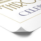 100. Jubiläum der Flight Large Print Poster (Ecke)