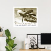 100. Jubiläum der Flight Large Print Poster (Heimbüro)