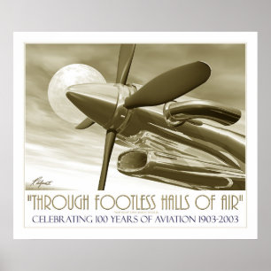 100. Jubiläum der Flight Large Print Poster