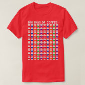 100 Kaffeekuchen Lehrer 100. Schulfest T-Shirt (Design vorne)
