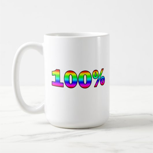 100% KAFFEETASSE (Links)