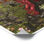 100:Kameido Tenjin/Kameido Poster (Ecke)