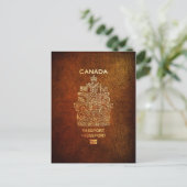 [100] Kanadischer Passport Postkarte (Stehend Vorderseite)