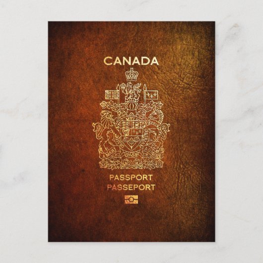 [100] Kanadischer Passport Postkarte (Vorderseite)