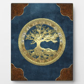 [100] Keltischer Baum des Lebens [Gold] Fotoplatte (Vorderseite)