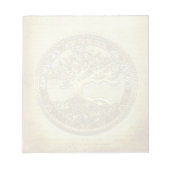 [100] Keltischer Baum des Lebens [Gold] Notizblock (Vorderseite)