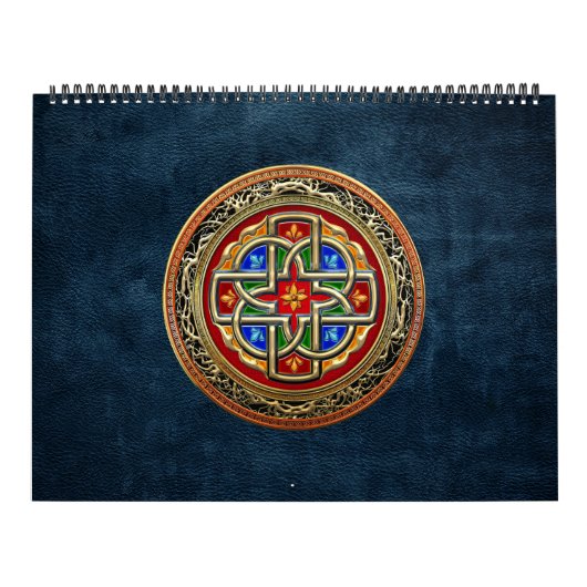 [100] Keltisches Kreuz [Gold+Email] Kalender (Titelbild)