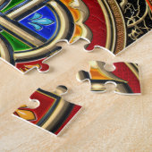 [100] Keltisches Kreuz [Gold+Email] Puzzle (Seite)