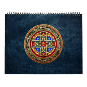 [100] Keltisches Kreuz [Gold+Emaille] Kalender