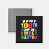 100. Kindergarten 100 Tage für Lehrerkind Magnet (Vorderseite/Rückseite)