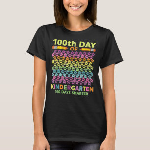 100. Kindergarten 100 Tage intelligenter Lehrer T-Shirt