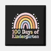 100. Kindergartenlehrer Kinder 100 Tage Magnet (Vorne)