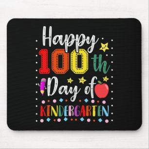 100. Kindergartentag farbiger Lehrer und Stu Mousepad