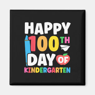 100. Kindergartentag Kinder 100 Tage Schule Magnet