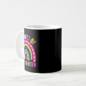 100. Kindergartentag Regenbogen 100 Tage Kaffeetasse (Vorderseite Links)