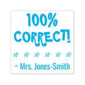 "100% KORREKT!" Instructor Rubber Briefmarke Permastempel (Design)
