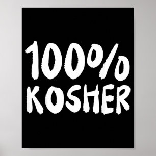 100 koschere lustige Witze jüdisch hebräisch Chanu Poster