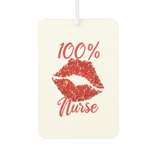 100 Krankenschwester Autolufterfrischer (Vorderseite)