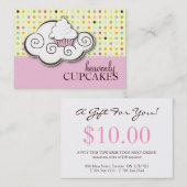 100 Kuchen-Geschenkgutscheine Rabattkarte (Vorne/Hinten)