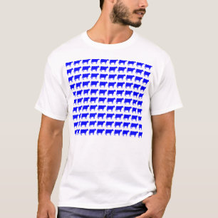 100 Kühe - blau T-Shirt