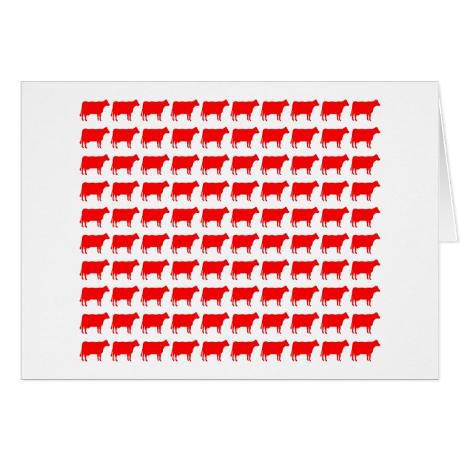 100 Kühe - rot (Vorderseite (Horizontal))
