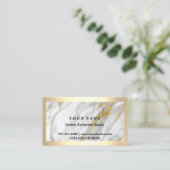 100 Lashes After Care Loyalty Card 20%Ideal für 5 Visitenkarte (Stehend Vorderseite)