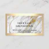 100 Lashes After Care Loyalty Card 20%Ideal für 5 Visitenkarte (Vorderseite)