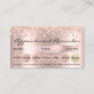 100 Lashes Erinnerung Rose  Absturzfehler Tropfen Visitenkarte