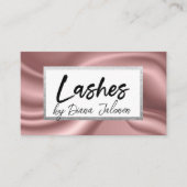 100 Lashes Erinnerung Rose Marble Visitenkarte (Vorderseite)