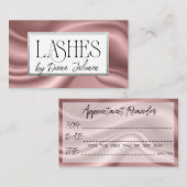 100 Lashes Erinnerung Rose Marble Visitenkarte (Vorne/Hinten)