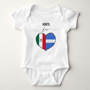 100 Liebe Honduras und Mexikanisch Baby Strampler