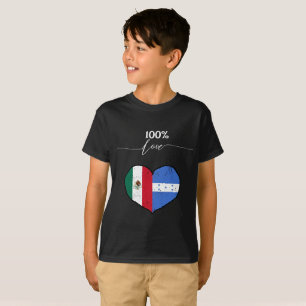 100 Liebe Honduras und Mexikanisches Baby T-Shirt