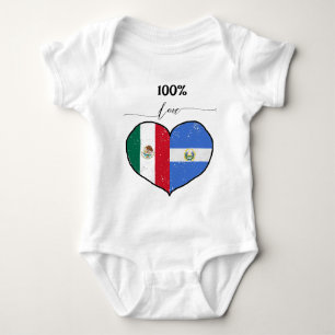 100 Liebe   Salvadorianisch und mexikanisch Baby Strampler