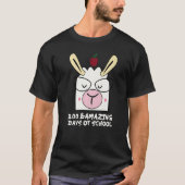 100 Llamazing Days Llama 100th Day Of School Teach T-Shirt (Vorderseite)