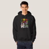 100 Llamazing Days Of Kindergarten 100th Day Llama Hoodie (Vorne ganz)