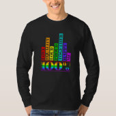 100 Love Equality Retro Rainbow LGBT LGBTQ Pride M T-Shirt (Vorderseite)