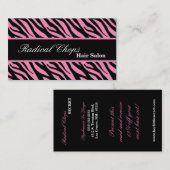 100 LtPink schwarze Visitenkarte (Vorne/Hinten)